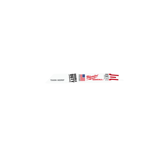 6 in. 10 TPI Thin Kerf SAWZALL® Blades (5 Pack)