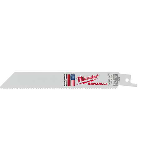 6 in. 8/12 TPI SAWZALL® Blades (5 Pack)