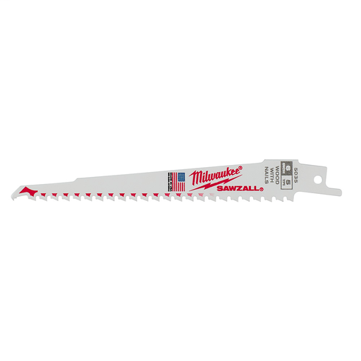 6 in. 5 TPI SAWZALL® Blades (5 Pk)