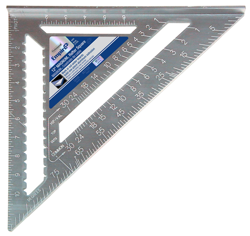 Magnum Rafter Square, 12 in. Marking and Layout Tool
