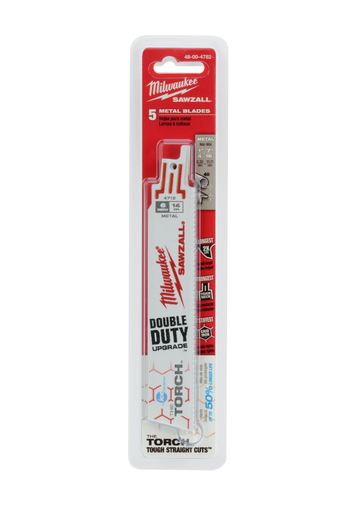 6 in. 14 TPI THE TORCH™ Ice Hardened™ SAWZALL® Blades (5 Pack)