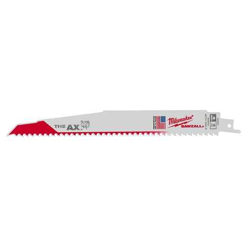 9 in. 5/8 TPI White Bi-Metal Reciprocating Saw Blade 25Ct
