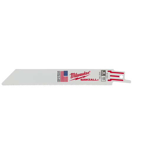 6 in. 18 TPI Thin Kerf SAWZALL® Blades (50 Pack)
