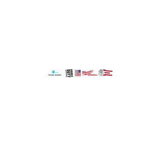 6 in. 24 TPI Thin Kerf Ice Hardened™ SAWZALL® Blades (5 Pk)