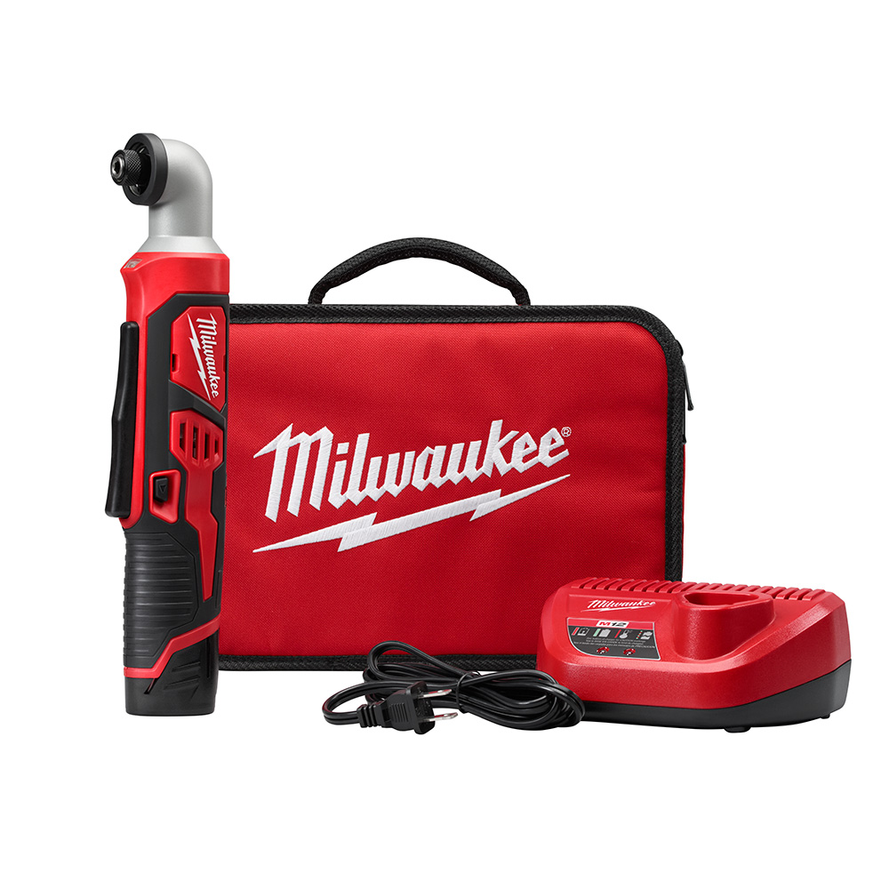 Product image for Milwaukee 2467-21 M12™ 1/4" Hex Right Angle Impact Driver Kit