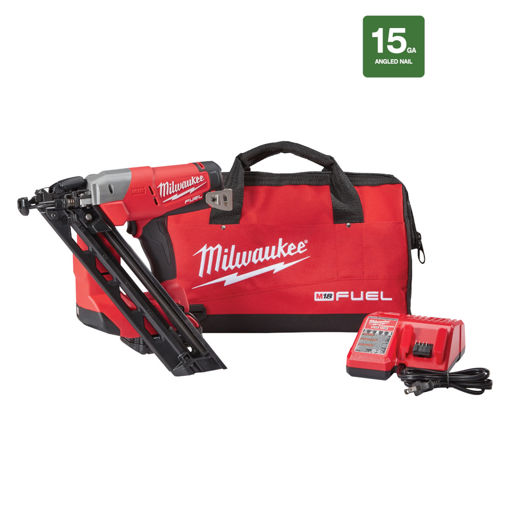 Product image for Milwaukee 2743-21CT M18™ FUEL™ 15 Gauge Finish Nailer Kit