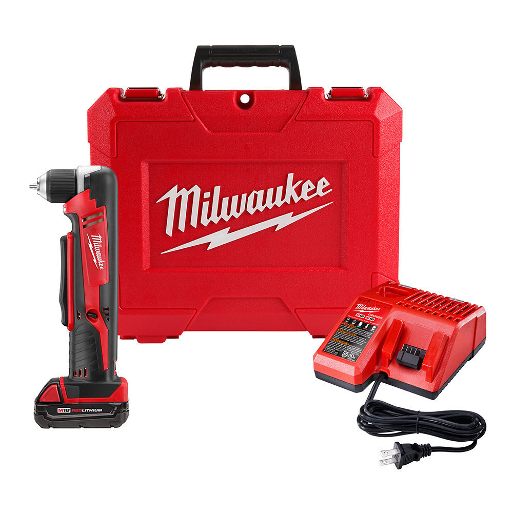 Milwaukee 261521CT M18™ Cordless LithiumIon Right Angle Drill Kit