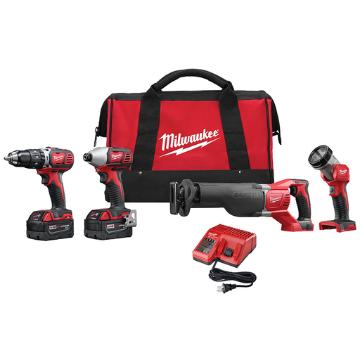 M18â„¢ Cordless Lithium-Ion 4-Tool Combo Kit 2696-24