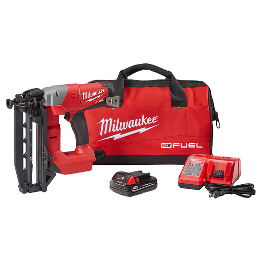 M18 FUEL™ 16 Gauge Straight Finish Nailer Kit