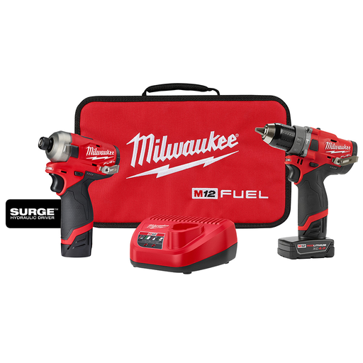 Milwaukee 2582-22 M12&#8482; FUEL&#8482; SURGE&#8482; HDD 2-PC Combo Kit