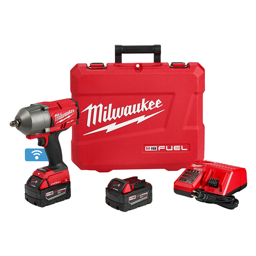 Product image for Milwaukee 2862-22 M18 FUEL™ w/ONE-KEY™ High Torque Impact Wrench 1/2" Pin Detent Kit