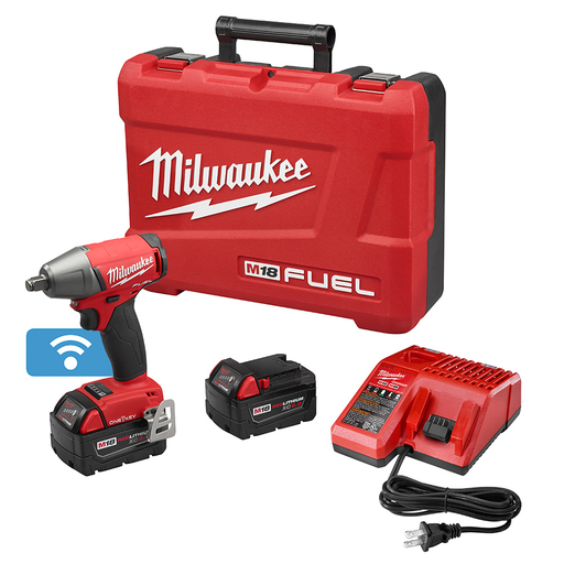 Milwaukee 2759B-22 M18 FUEL&#8482; 1/2" Compact Impact Wrench w/ Friction Ring with ONE-KEY&#8482; Kit