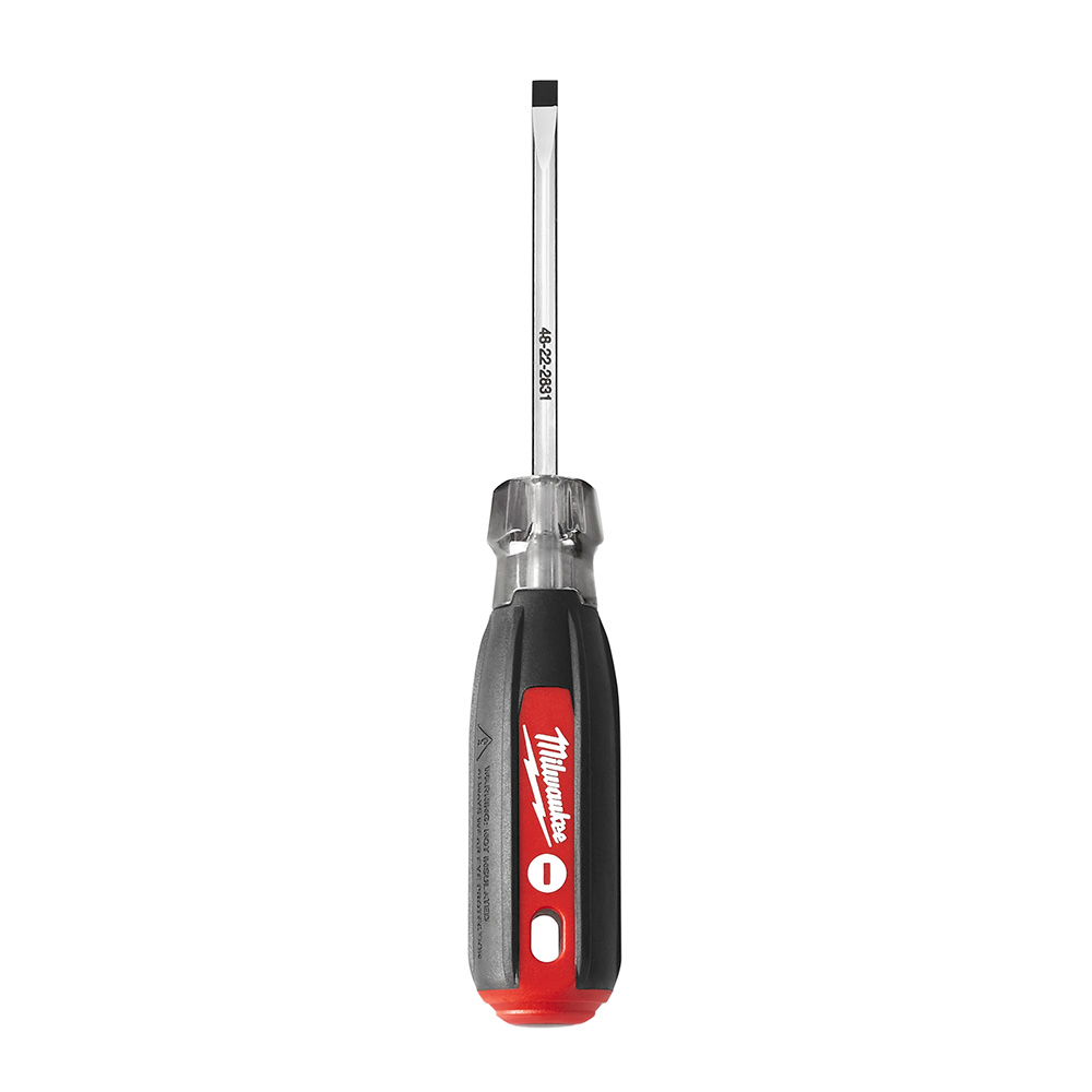 Product image for Milwaukee 48-22-2831 3/16" Cabinet - 3" Cushion Grip Screwdriver