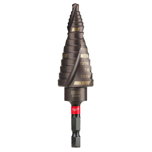 SHOCKWAVE™ Impact Duty™ Step Bit #8 1/8 - 1 in.