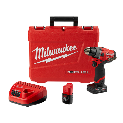Product image for Milwaukee 2503-22 M12 FUEL™ 1/2" Drill Driver Kit