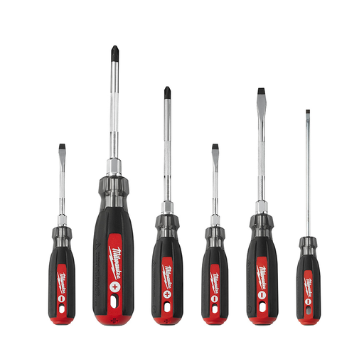 Product image for Milwaukee 48-22-2886 6Pc Cushion Grip Screwdriver Kit