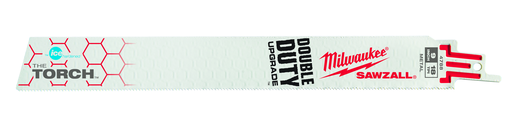 Product image for Milwaukee 48-01-9788 9" 18 TPI THE TORCH™ Ice Hardened™ SAWZALL® Blades (Bulk - 100 Pk)