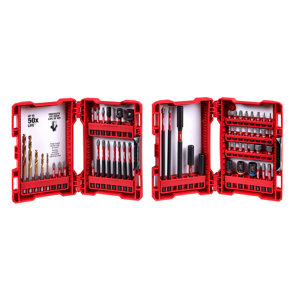 Product image for Milwaukee 48-32-4017 SHOCKWAVE™ 56-Piece Impact Duty Drill and Drive Set