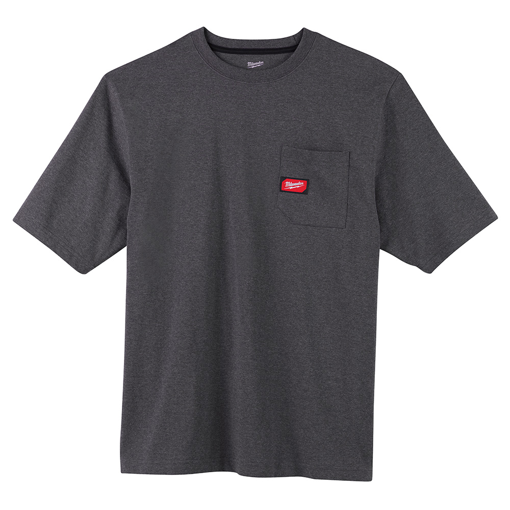 Product image for Milwaukee 601G-2X HD Pocket T-Shirt - SS