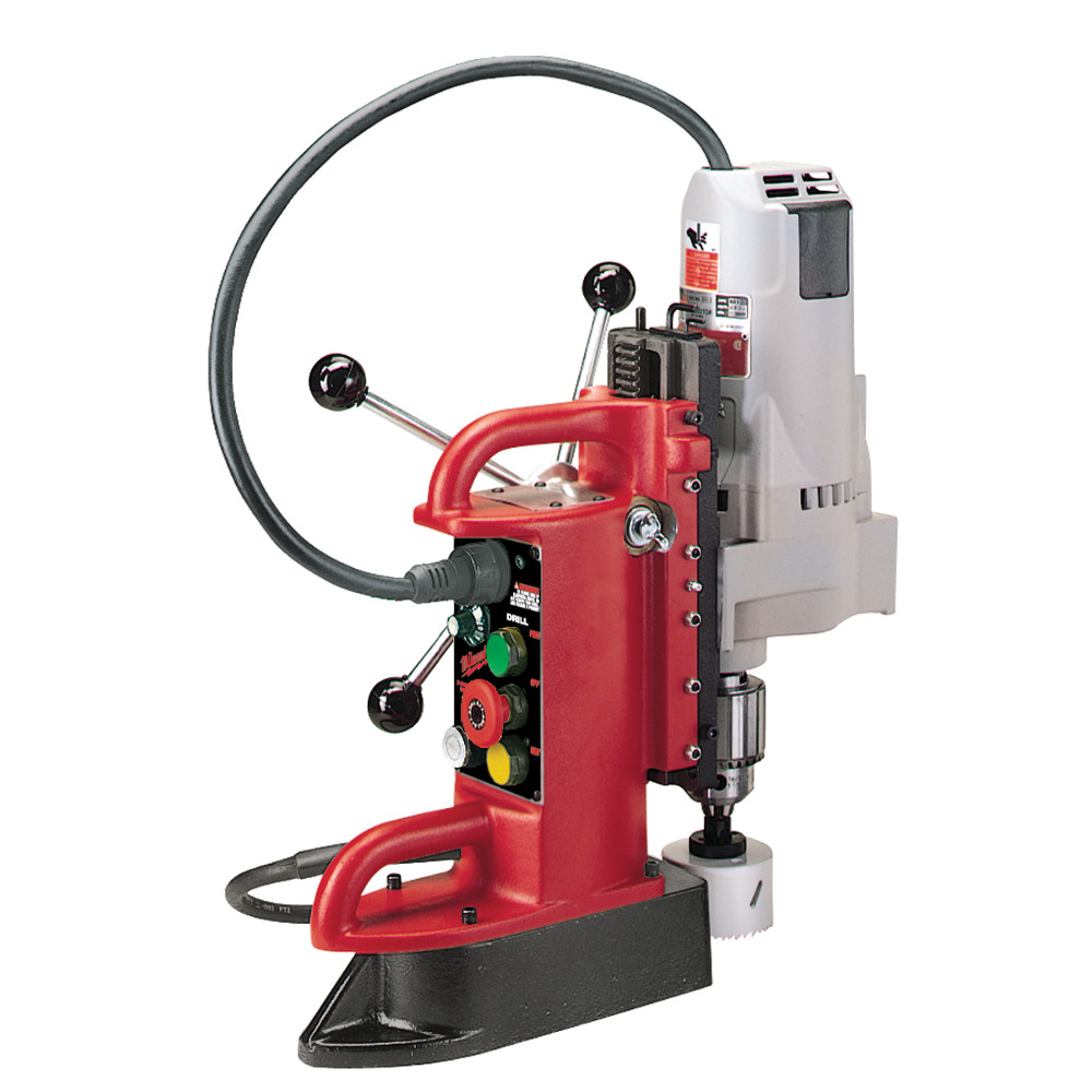 Product image for Milwaukee 4210-1 Fixed Position Electromagnetic Drill Press with 3/4" Motor