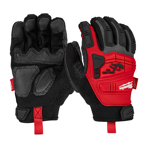 Product image for Milwaukee 48-22-8752 Impact Demolition Gloves, Padded Palm, Impact Rated - Large (1pr)