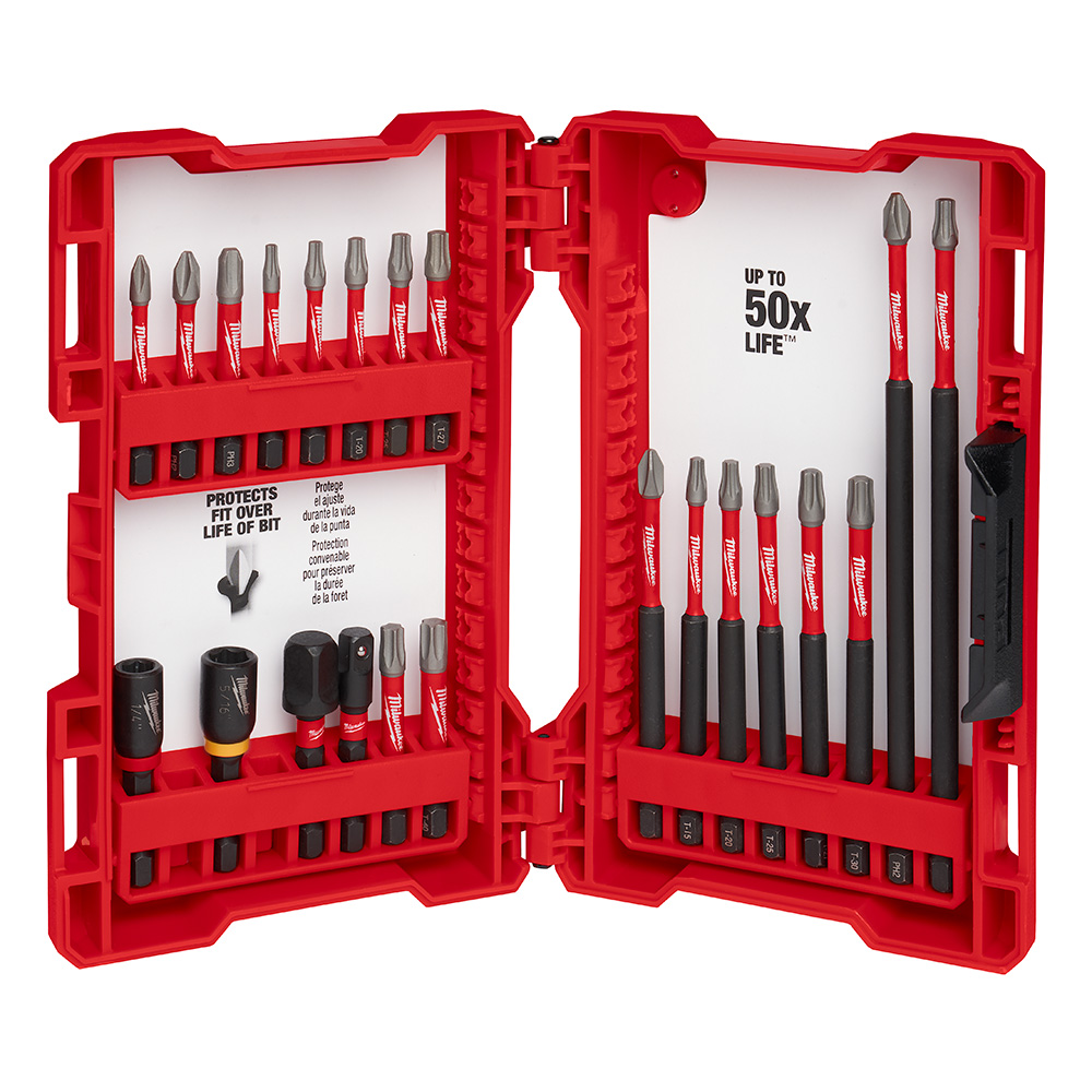 Product image for Milwaukee 48-32-4016 SHOCKWAVE™ 22-Piece Impact Duty Drill and Drive Set