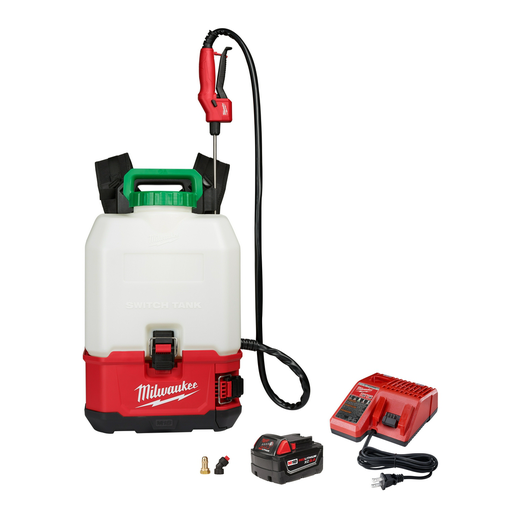 Product image for Milwaukee 2820-21PS M18™ Switch Tank 4-Gallon Backpack Sprayer Kit
