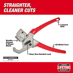 Milwaukee 1 In. Plastic Tubing Cutter
