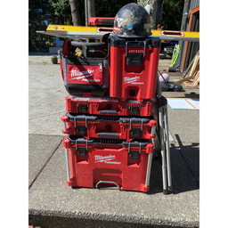Milwaukee PACKOUT 9.75 In. W x 4.50 In. H x 15.25 In. L Compact Small Parts Organizer with 5 Bins