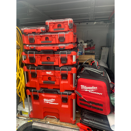 Milwaukee PACKOUT 9.75 In. W x 4.50 In. H x 15.25 In. L Compact Small Parts Organizer with 5 Bins