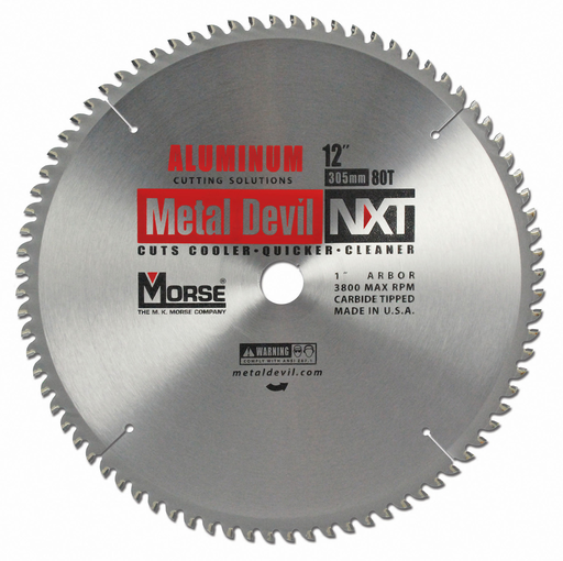 12" ALUMINUM 80T SAW BLADE
