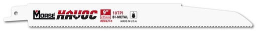 RECIPROCATING SAW BLADE BI-METAL HAVOC 9 062 10TPI 20PK