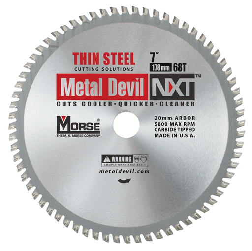 7" MD 68 TOOTH THIN STEEL BLADE