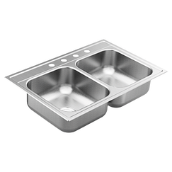 18GA DI SS SINK DB/EQ 33x22x7 CD 4H QM