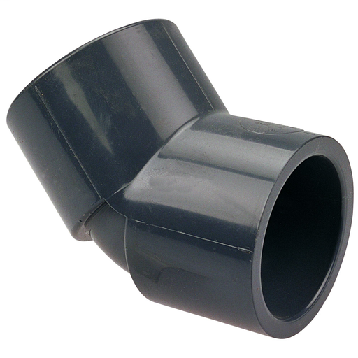 4506 21/2 SOC 45 ELL PVC 80