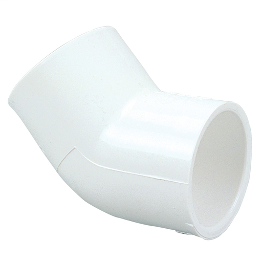 417-080 8 SXS 45 DEG ELL PVC 40