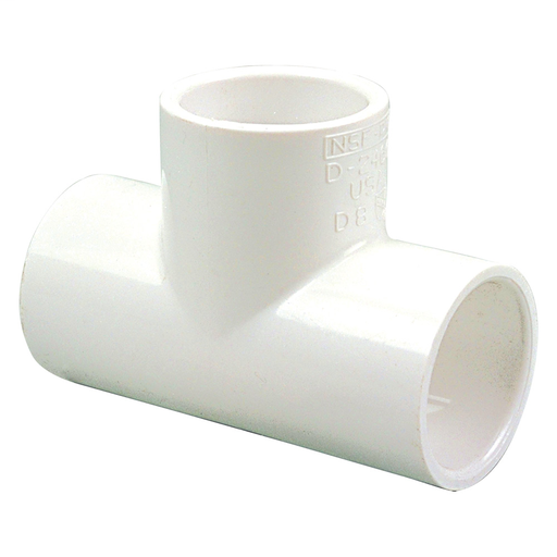 401-133 1X1X11/2 SXSXS TEE PUR PVC 40