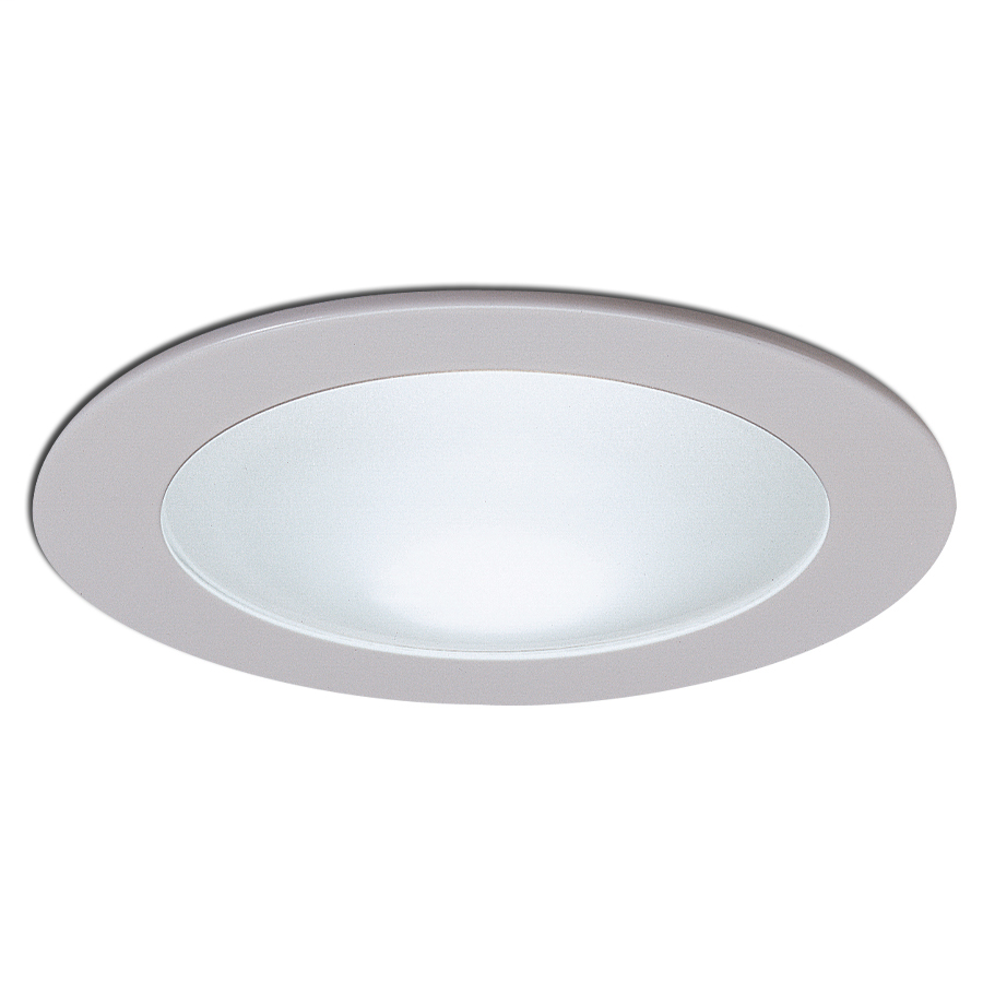 Product image for NORA NL-425W White Shower Trim with Frosted Dome