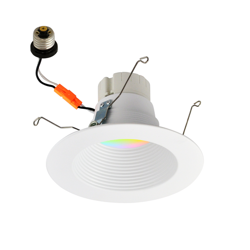 Product image for NORA NLPR-5642RGBW/WW 5IN/6IN SMART RGBW DOWNLT BAF W