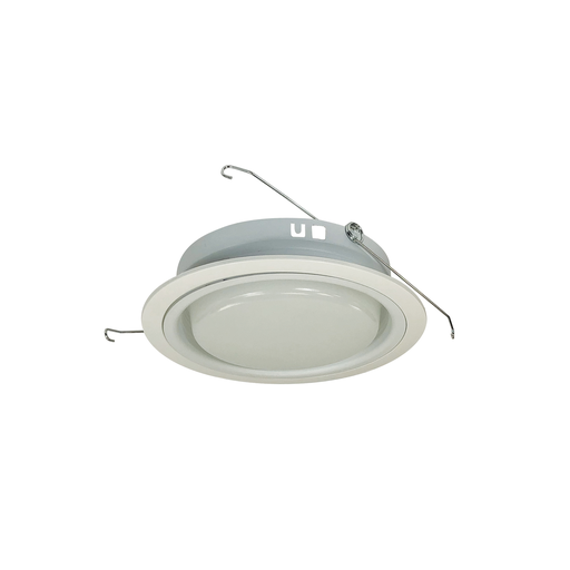 Product image for NORA NTM-46W White Baffle with Regressed Drop Opal