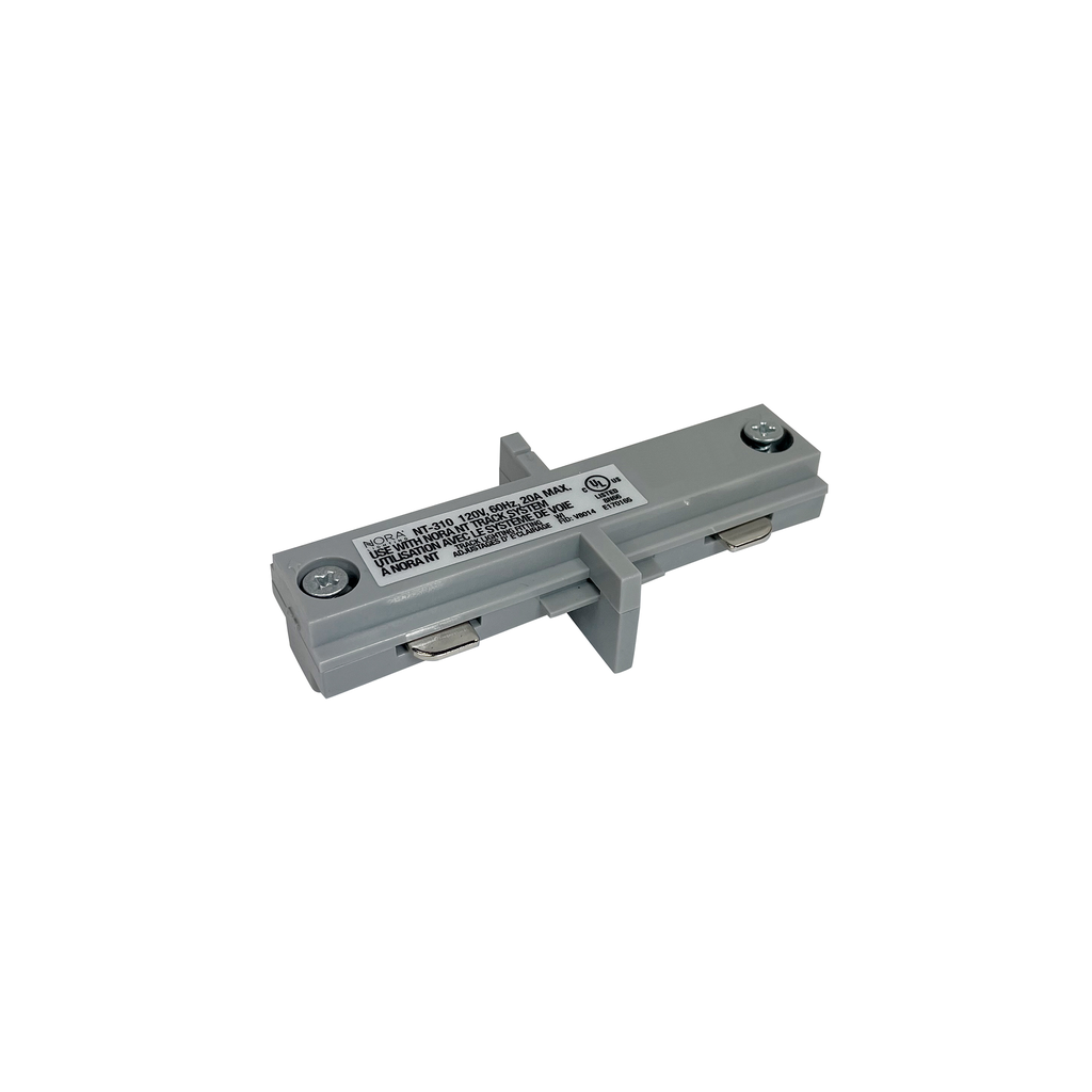 Product image for NORA NT-2310S Straight Connector, Silver