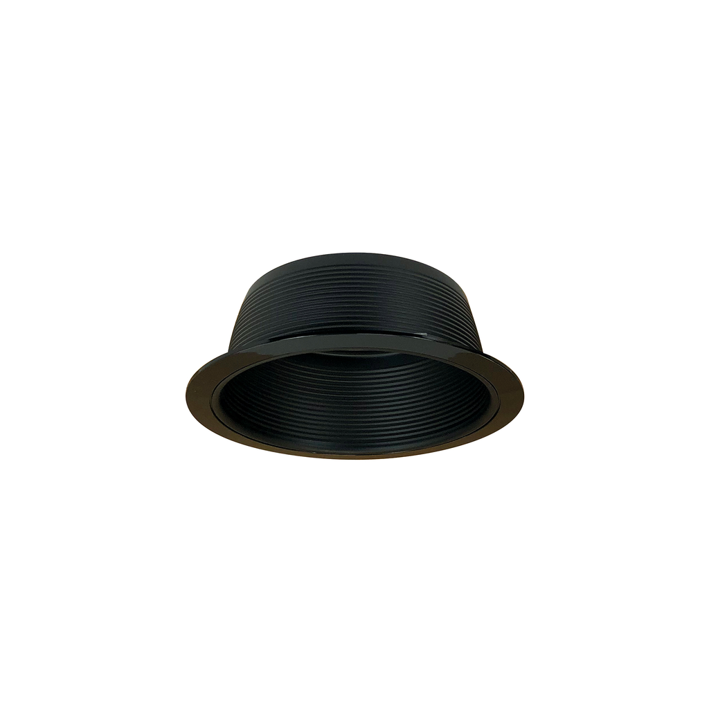 Product image for NORA NTM-40B Black Stepped Baffle with Black Ring