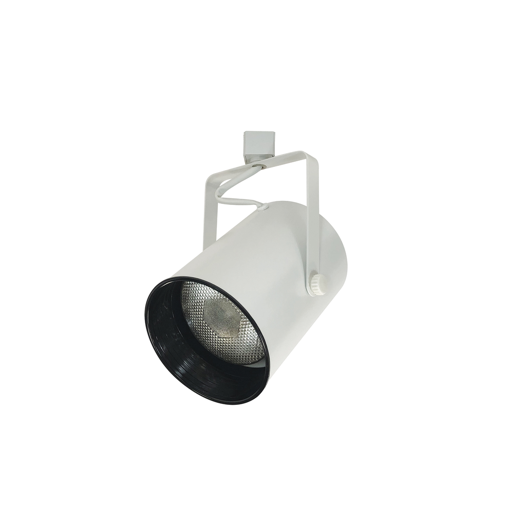 Product image for NORA NTH-113W Flat Back Cylinder, White with Black Baffle