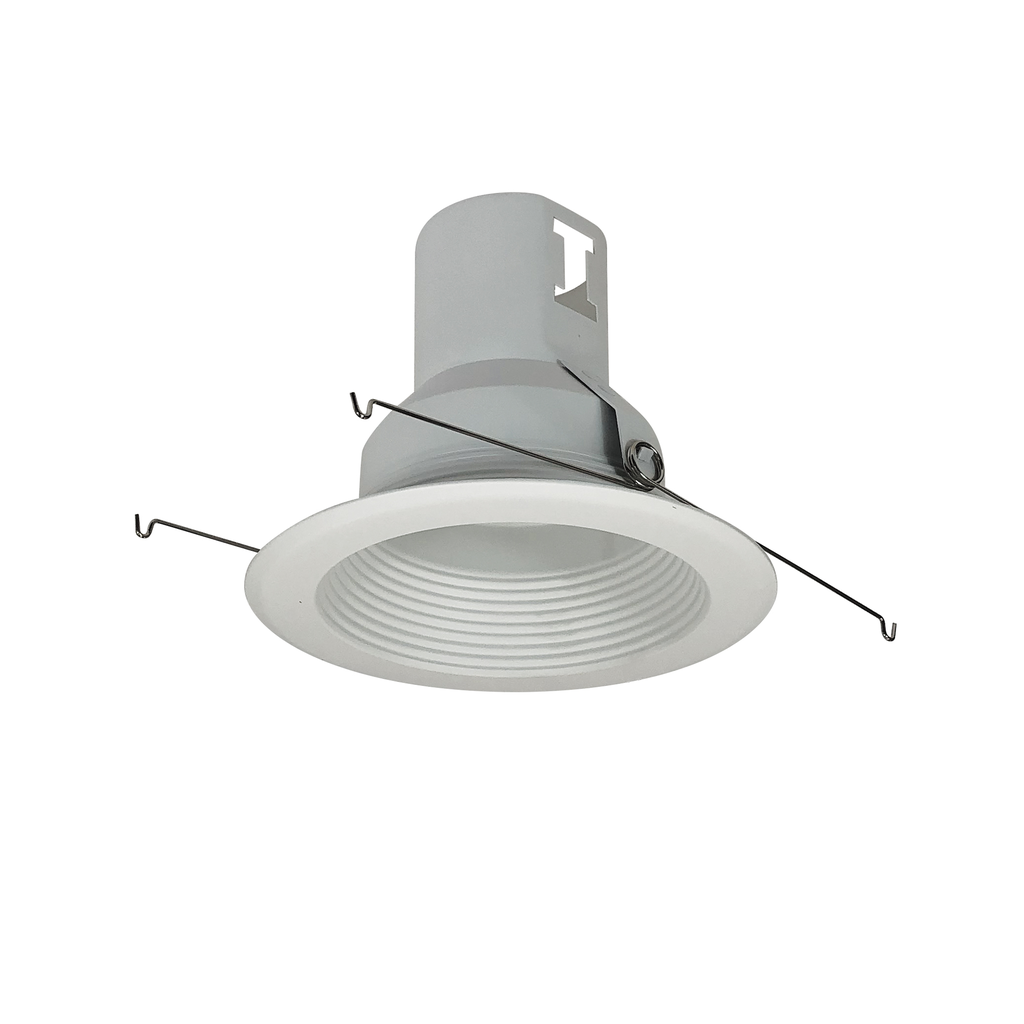Product image for Nora NT-5001W White 5" Baffle Splay Trim with Flange