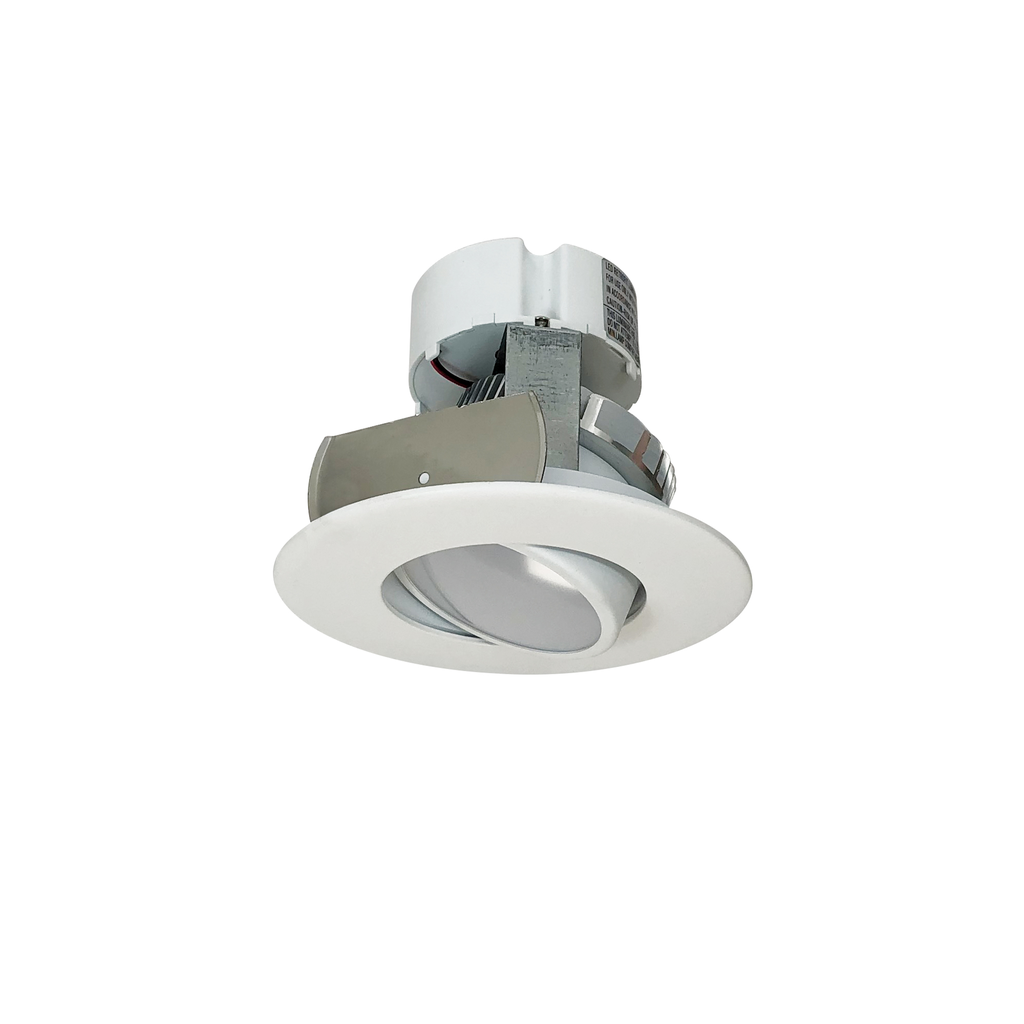 Mayer-DDS-4" Onyx LED Adjustable Retrofit, 700lm / 10.5W, 3000K, White finish, LE49, White-1