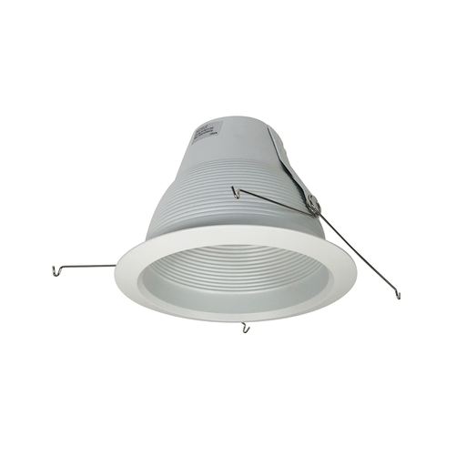 Product image for Nora NTM-513W White 5" Air-Tight Baffle Cone with White Flange