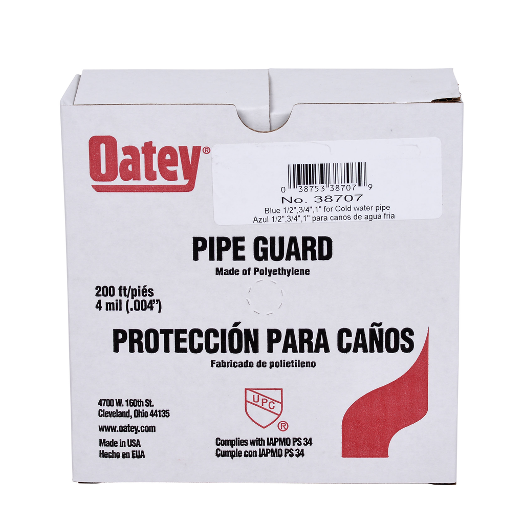 Oatey® 200' Pipe Guard – Blue