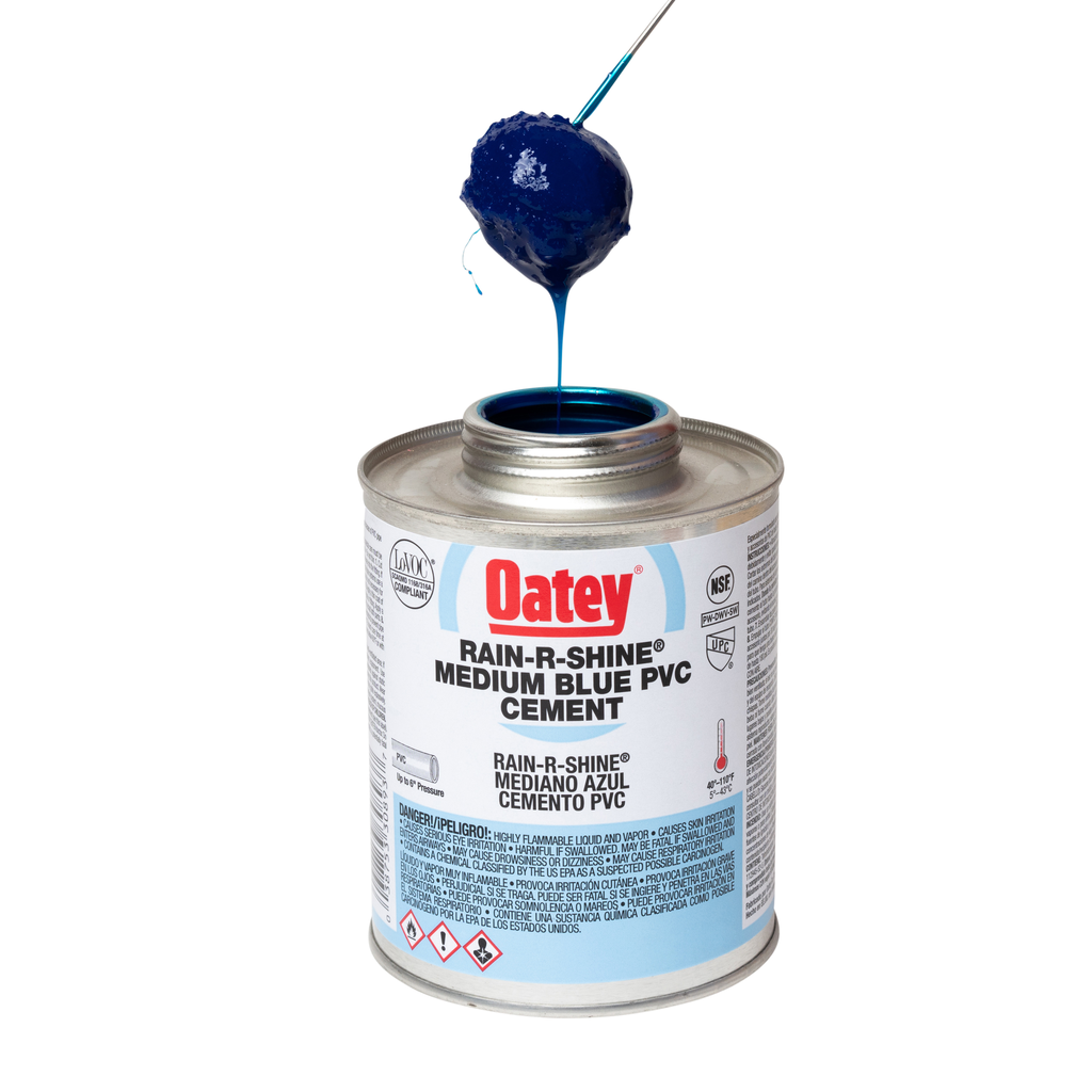 Oatey® 16 oz. PVC Rain-R-Shine® Blue Cement