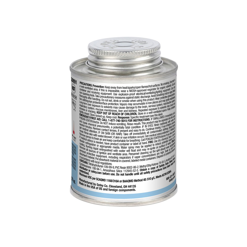 Oatey® 8 oz. PVC Rain-R-Shine® Blue Cement