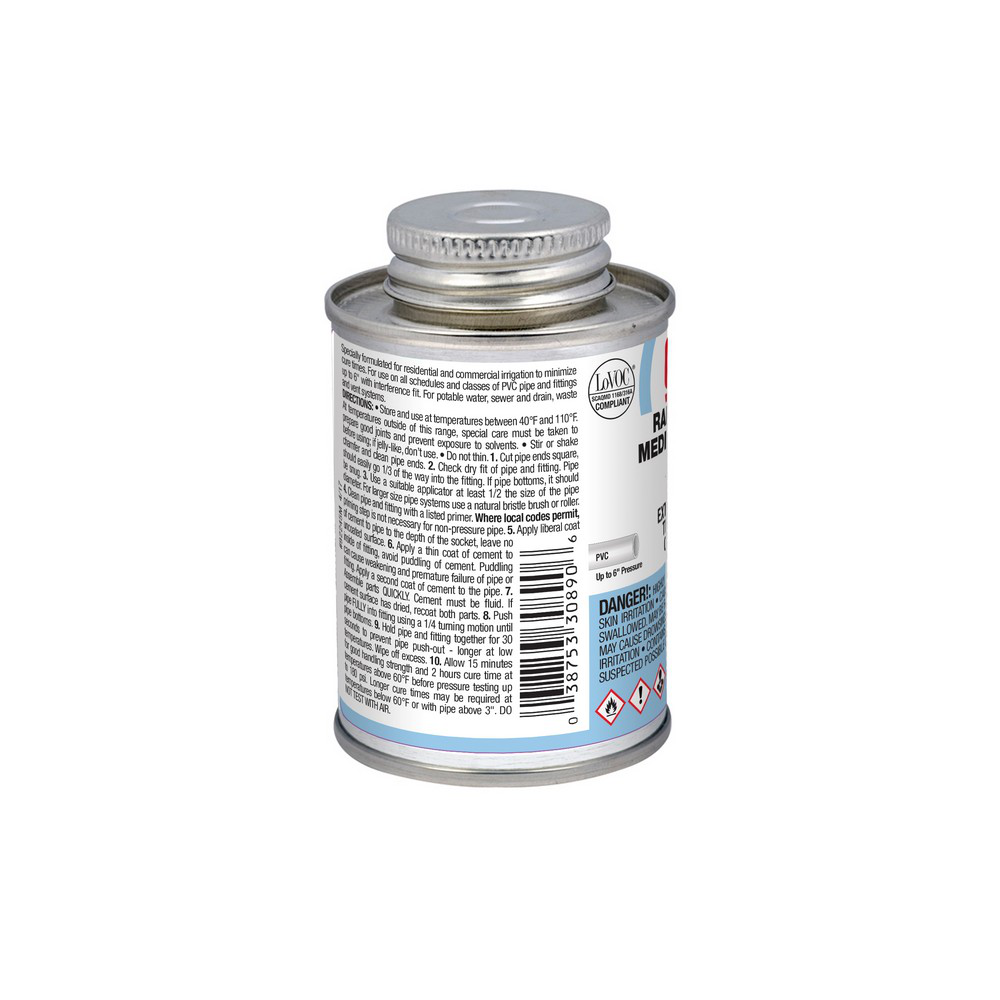 Oatey® 4 oz. PVC Rain-R-Shine® Body Blue Cement